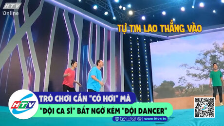Xem Show CLIP HÀI Trò chơi cần "có hơi" mà "đội ca sĩ" bấy ngờ kém "đội dancer" HD Online.